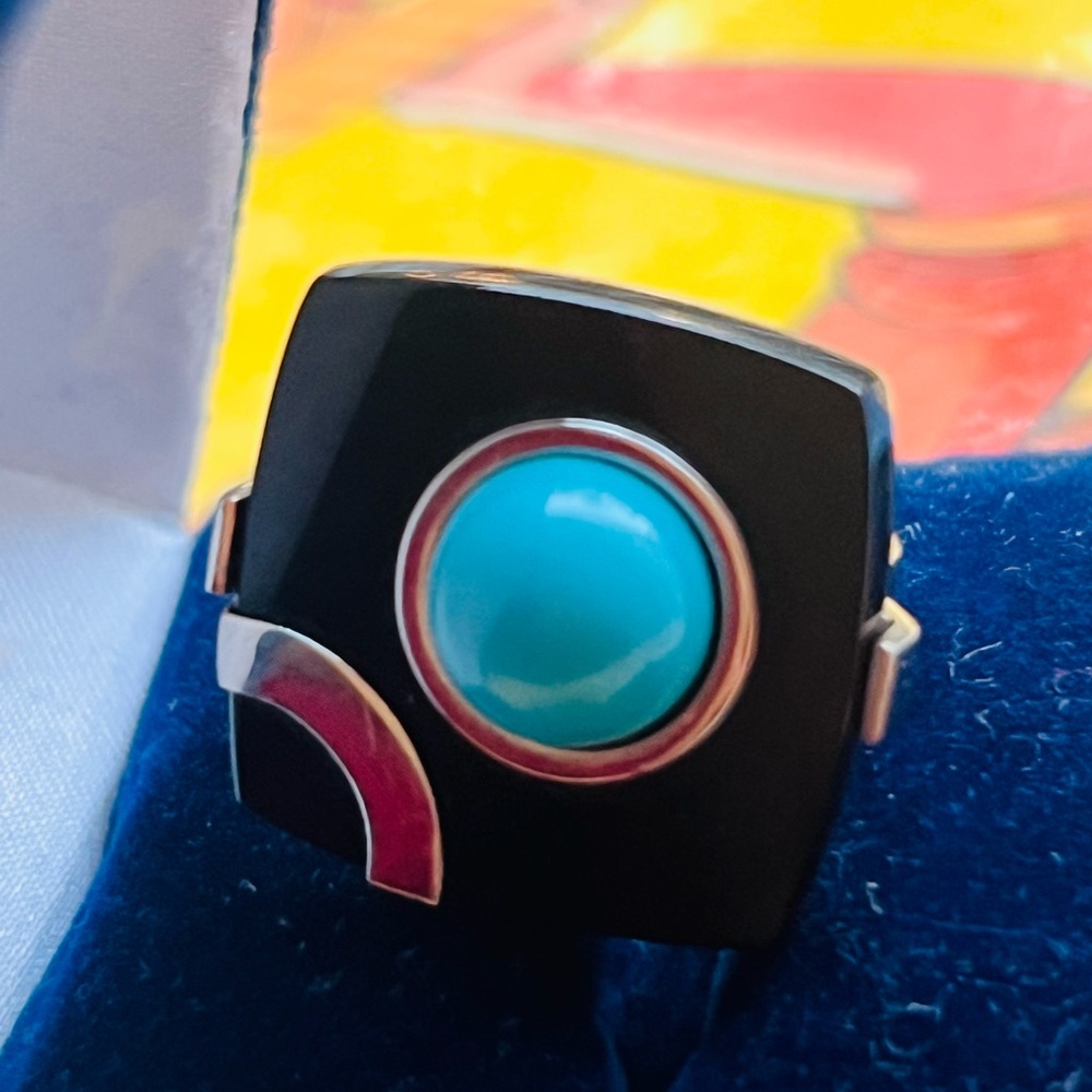TOCARA Stainless Steel Statement Ring – Size 5 never worn